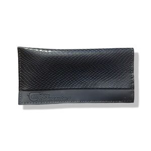 Vintage 90s Empire VisionFaux Blue Snakeskin Glasses Case